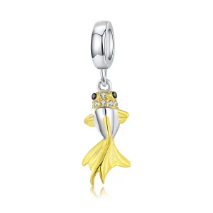 (bilde for) Pandora Style Golden Koi Dangle - BSC127