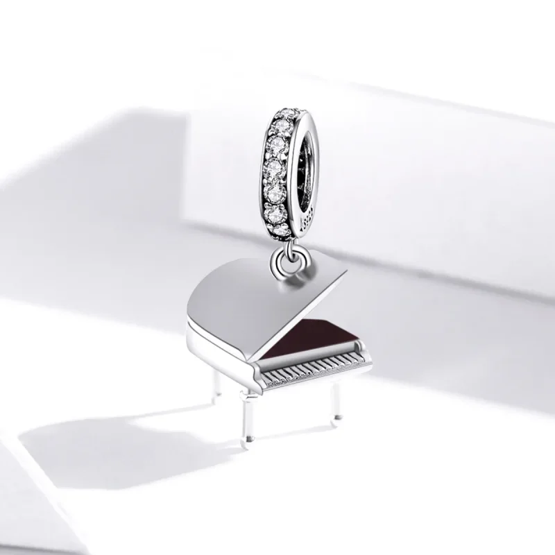 (bilde for) Pandora Style Grand Piano Dangle - SCC1733 - Vis 2