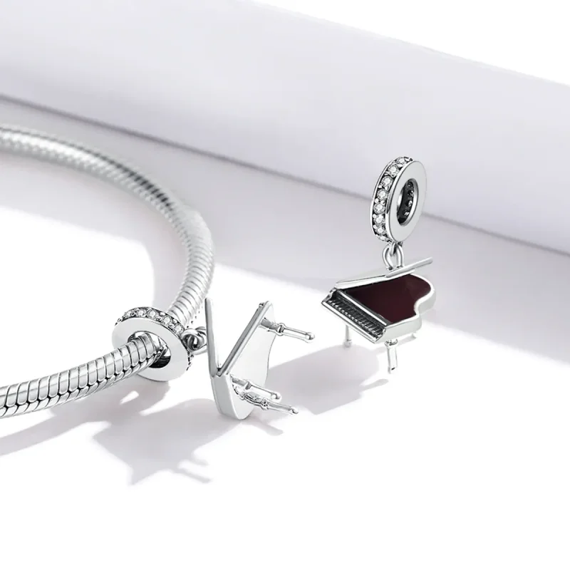 (bilde for) Pandora Style Grand Piano Dangle - SCC1733 - Vis 4