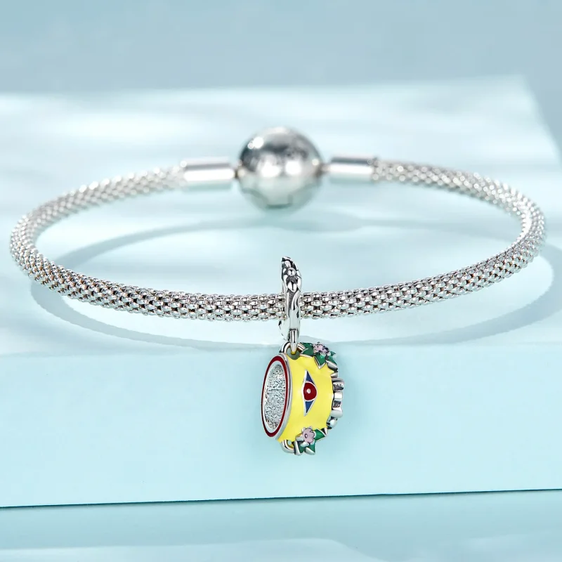 (bilde for) Pandora Style Grotesque Devil's Eye Tekopp Dangle - SCC2375 - Vis 3