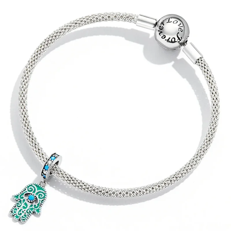 (bilde for) Pandora Style Hand of Fatima Dangle - BSC593 - Vis 4