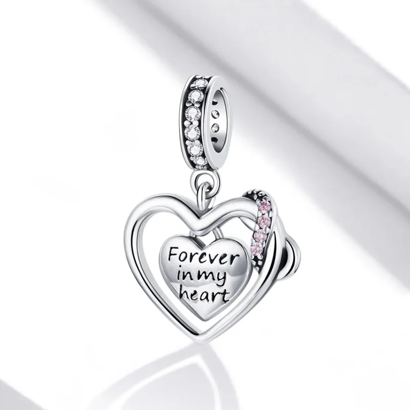 (bilde for) Pandora Style Infinite Love Dangle - BSC482 - Vis 2