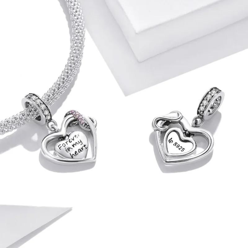 (bilde for) Pandora Style Infinite Love Dangle - BSC482 - Vis 4