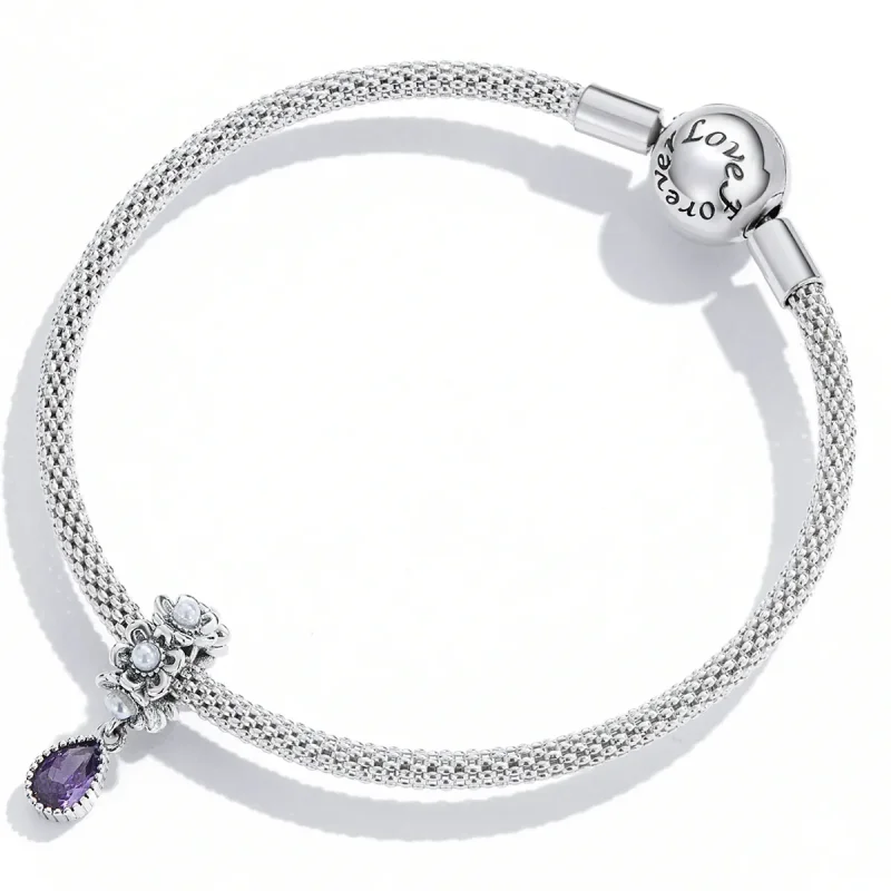 (bilde for) Pandora Style Klassisk Vanndråpe Dangle - SCC2180 - Vis 3