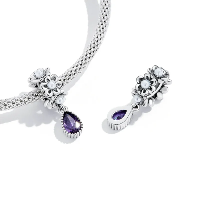 (bilde for) Pandora Style Klassisk Vanndråpe Dangle - SCC2180 - Vis 4