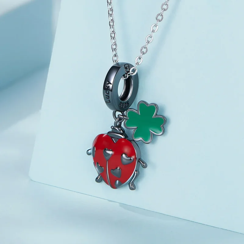 (bilde for) Pandora Style Ladybug Dangle - SCC2411 - Vis 2