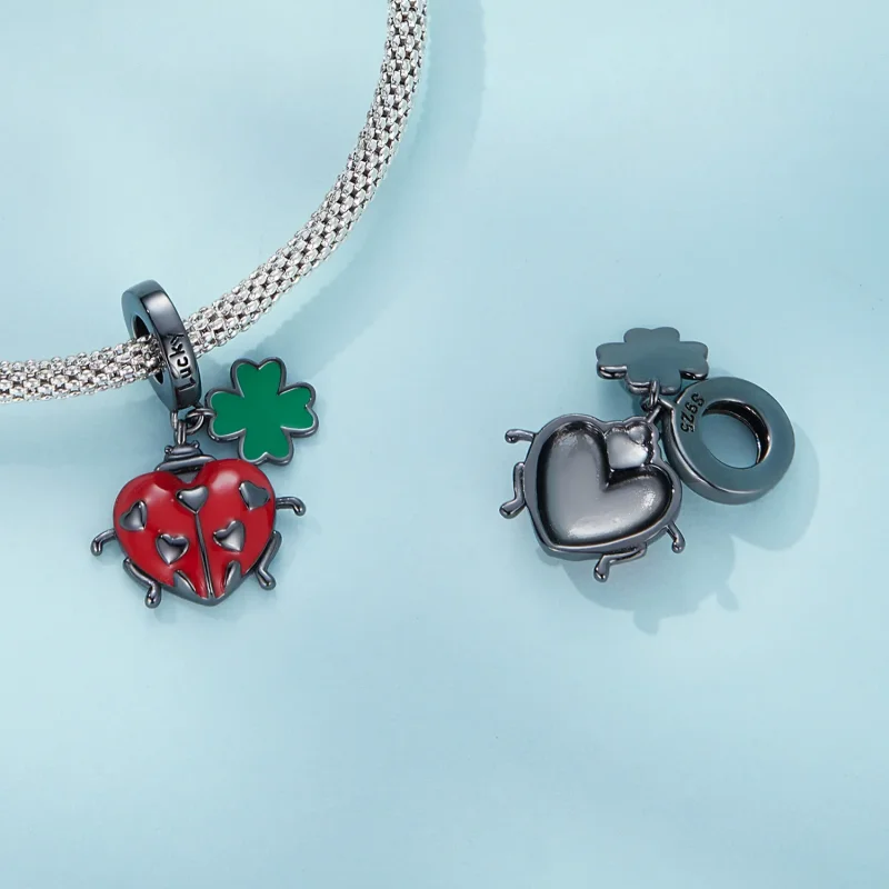 (bilde for) Pandora Style Ladybug Dangle - SCC2411 - Vis 4