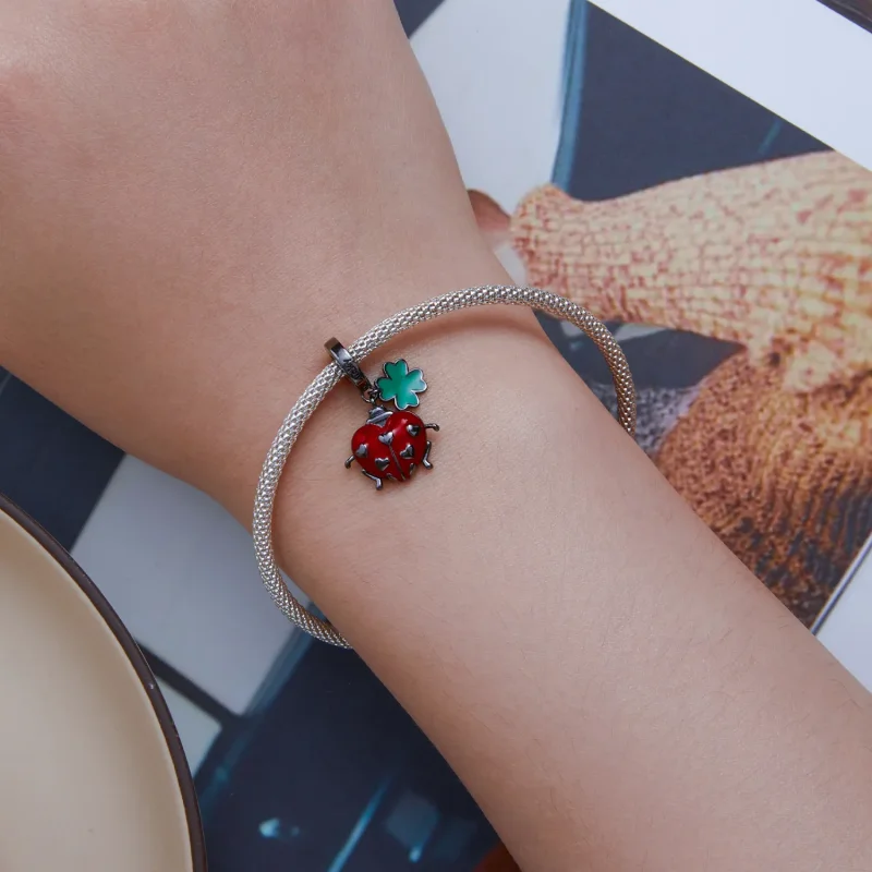 (bilde for) Pandora Style Ladybug Dangle - SCC2411 - Vis 5