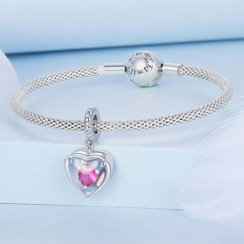 (bilde for) Pandora Style Locket Jeg elsker deg Dangle - BSC681 - Vis 3