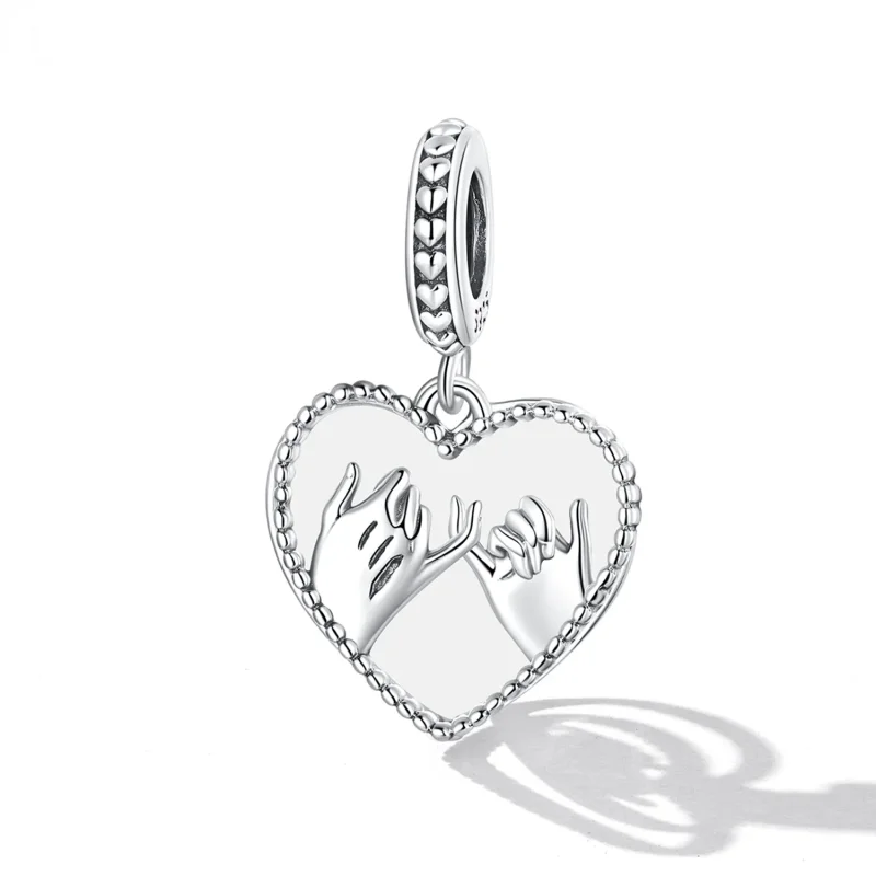 (bilde for) Pandora Style Love Hand In Hand Dangle - SCC2270 - Vis 2