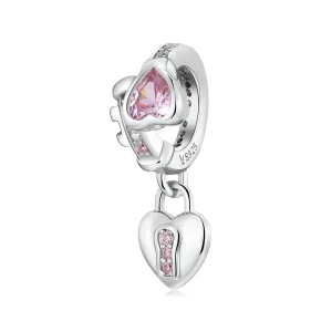(bilde for) Pandora Style Love Lock Dingle - SCC2124