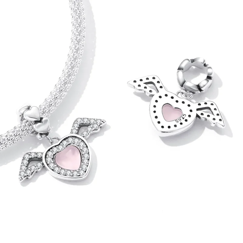 (bilde for) Pandora Style Love Wings Dangle - SCC2229 - Vis 4