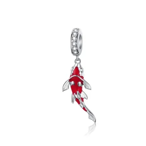 (bilde for) Pandora Style Lucky Koi Dangle - BSC085