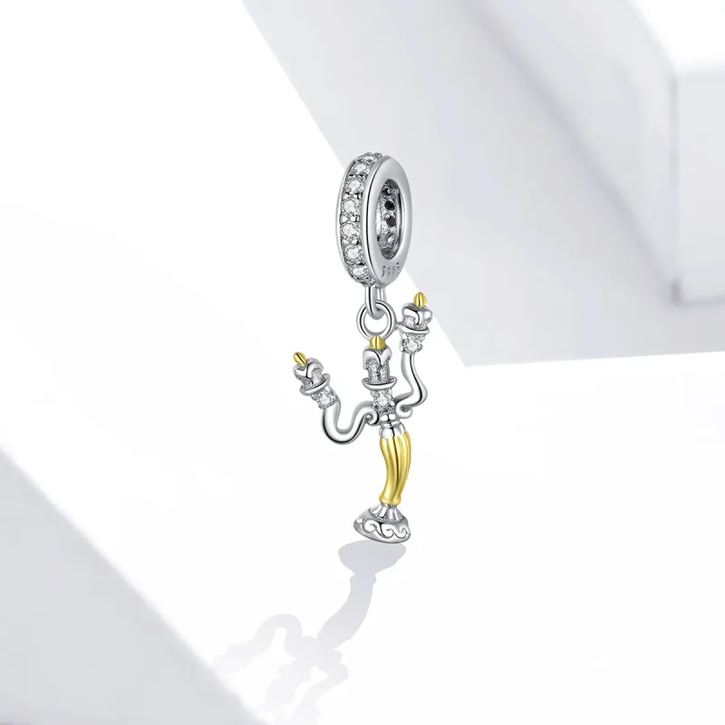 (bilde for) Pandora Style Magic Candlestick Dingle - BSC319 - Vis 2