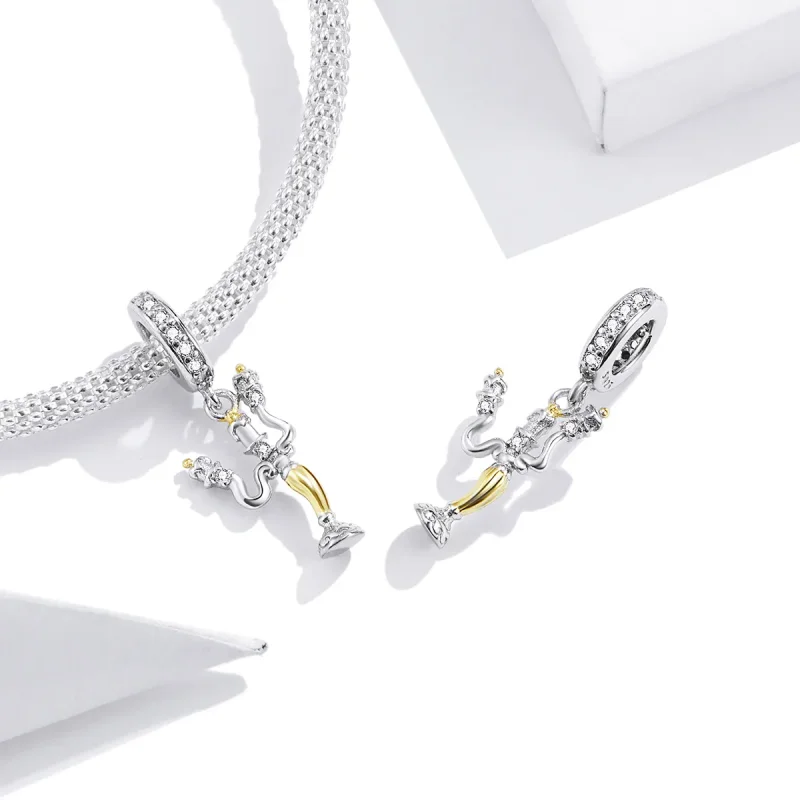 (bilde for) Pandora Style Magic Candlestick Dingle - BSC319 - Vis 4
