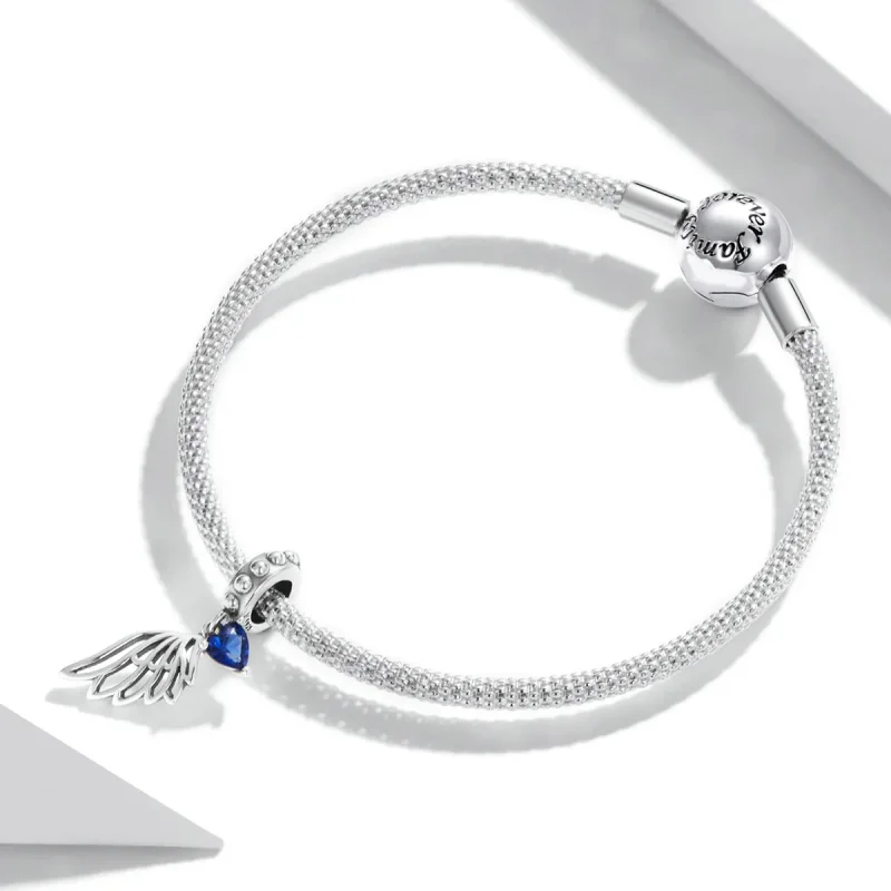 (bilde for) Pandora Style Openwork Out Wings Dingle - SCC2071 - Vis 3