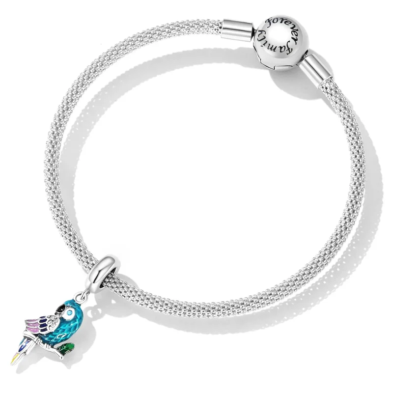 (bilde for) Pandora Style Parrot Dangle - SCC2271 - Vis 5