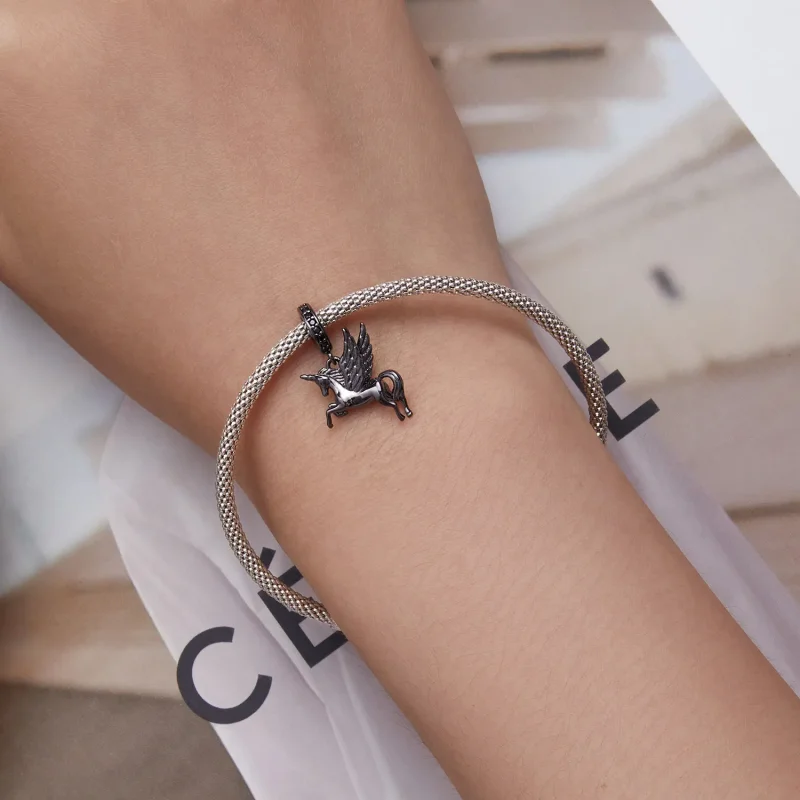 (bilde for) Pandora Style Pegasus Dangle - SCC2389 - Vis 5