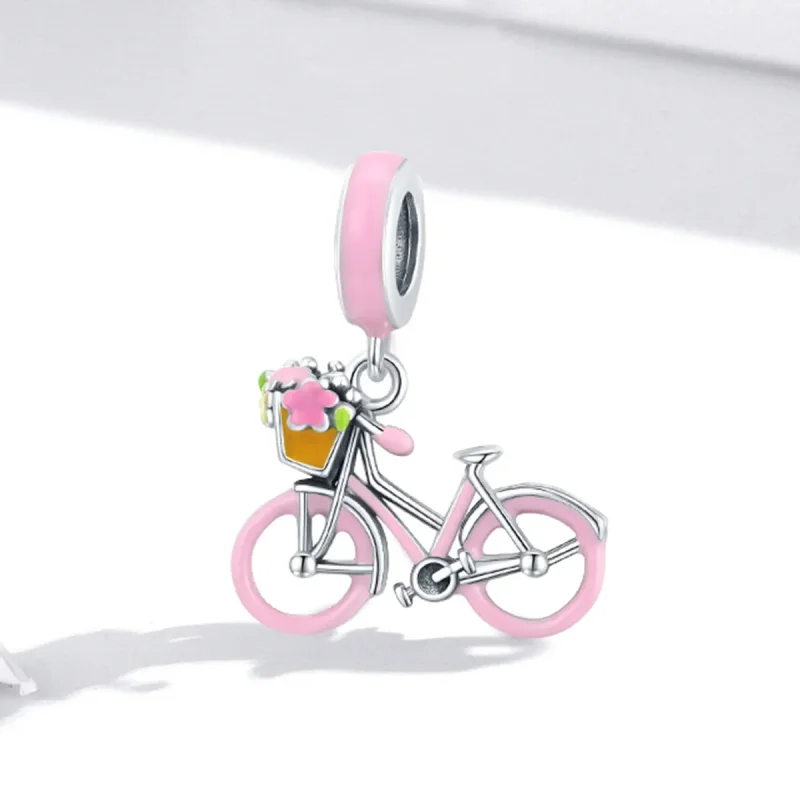 (bilde for) Pandora Style Pink Sykkel Dangle - SCC1975 - Vis 2