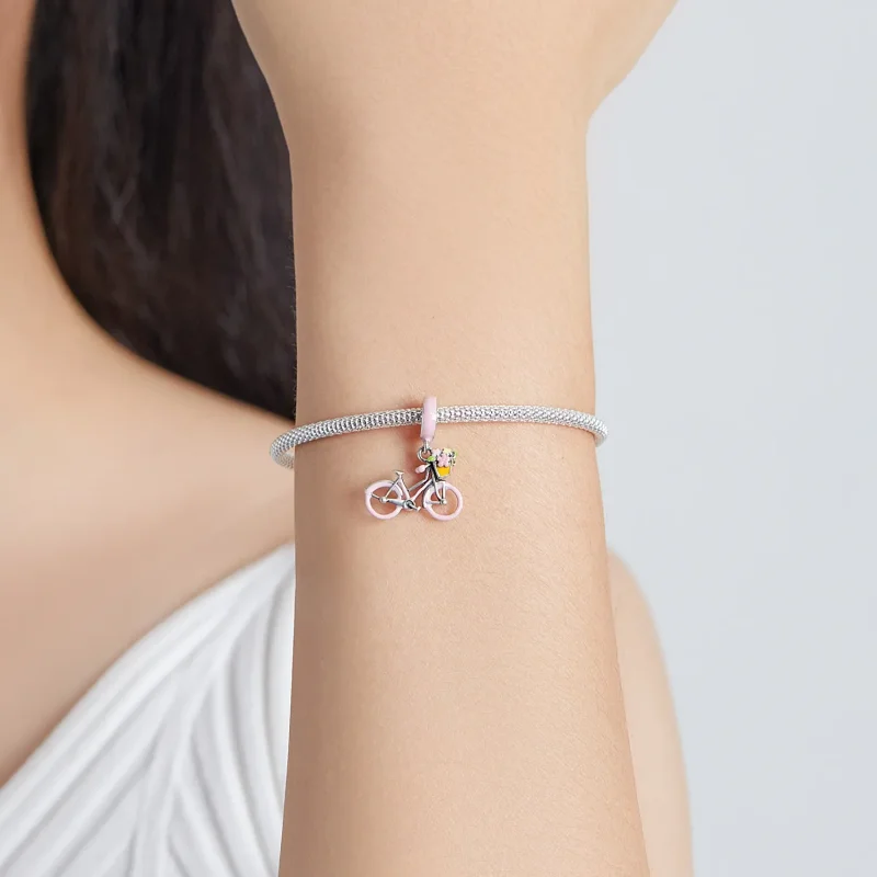(bilde for) Pandora Style Pink Sykkel Dangle - SCC1975 - Vis 5