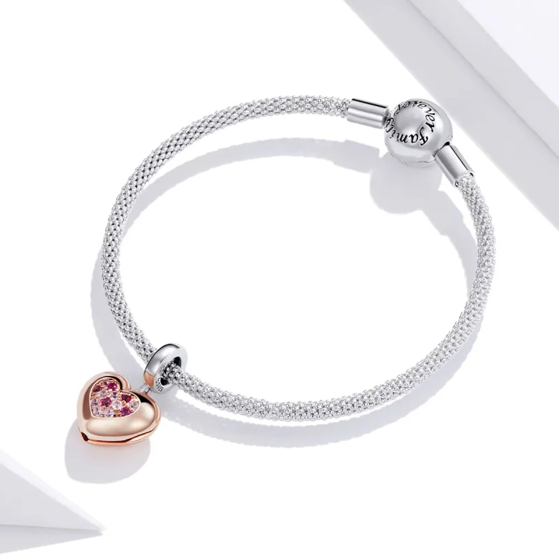 (bilde for) Pandora Style Promise of Love Dangle - BSC396 - Vis 3