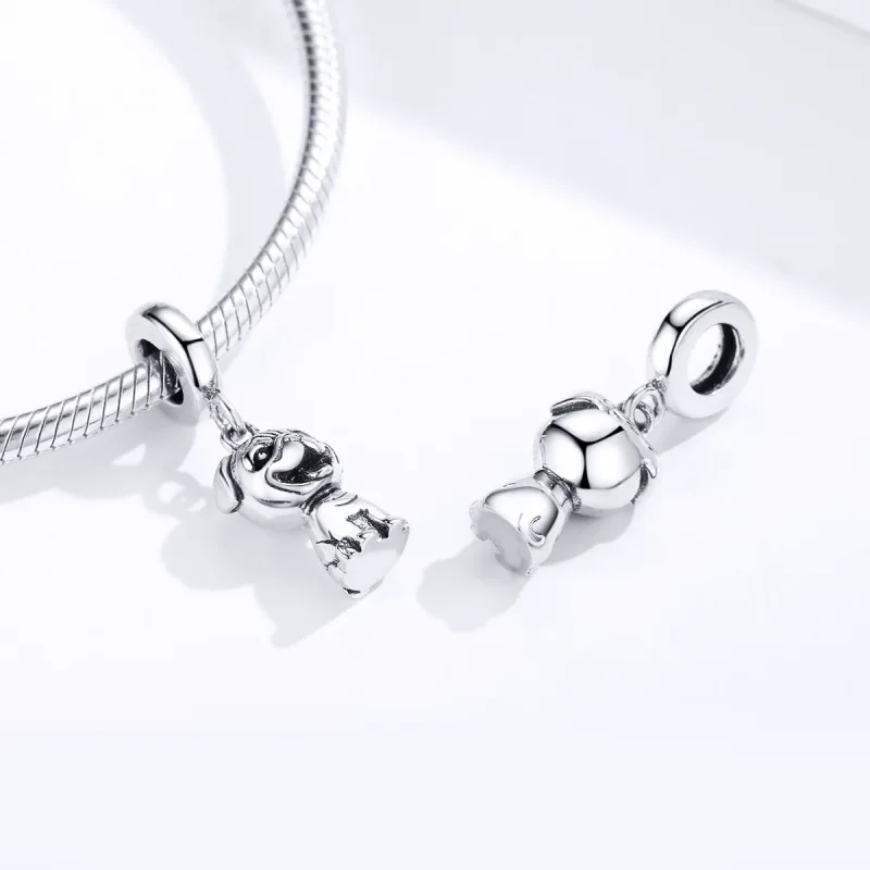 (bilde for) Pandora Style Pug Dangle - SCC1320 - Vis 4