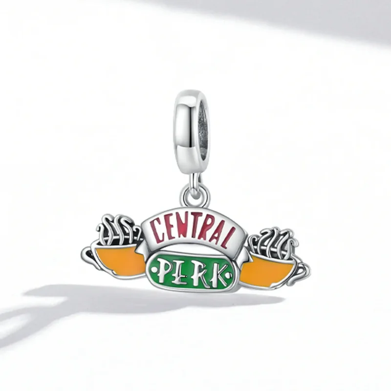 (bilde for) Pandora Style Retro Coffee Shop Dangle - SCC1969 - Vis 2