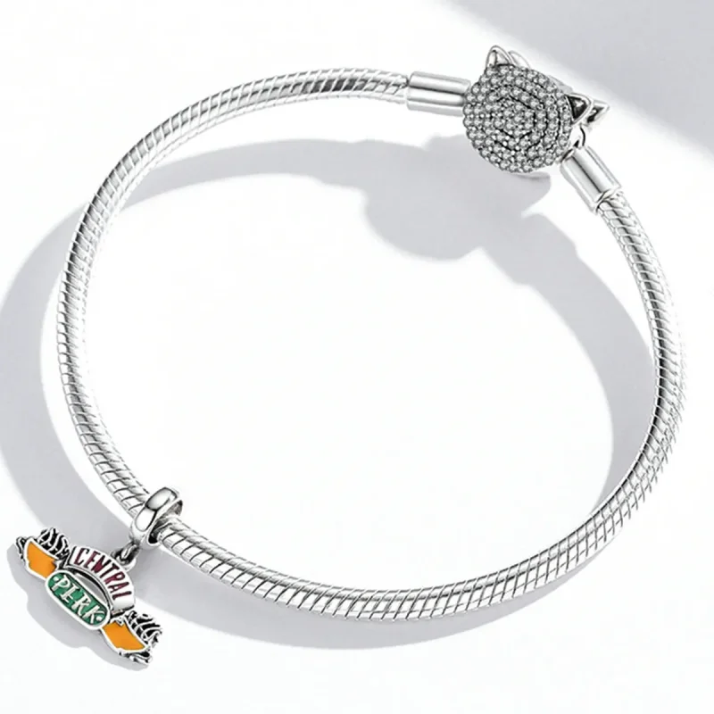(bilde for) Pandora Style Retro Coffee Shop Dangle - SCC1969 - Vis 3