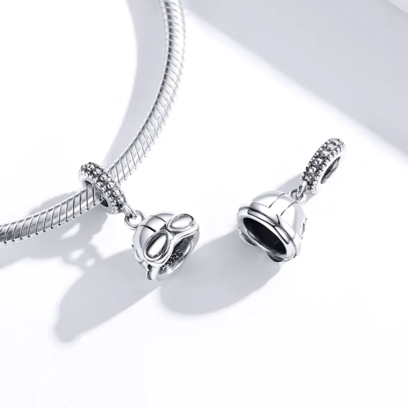 (bilde for) Pandora Style Retro Hjelm Dangle - SCC1711 - Vis 4