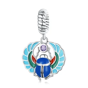 Pandora Style Scarab Dangle - SCC2255 (bilde for) Pandora Style Scarab Dangle - SCC2255
