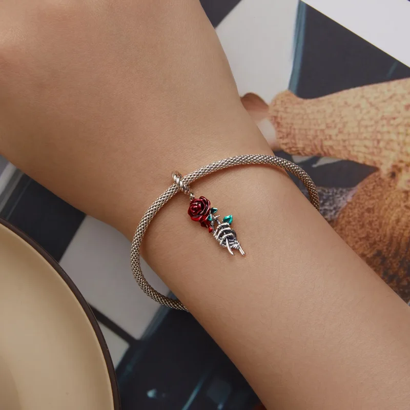 (bilde for) Pandora Style Scarlet Rose Dangle - SCC2404 - Vis 5