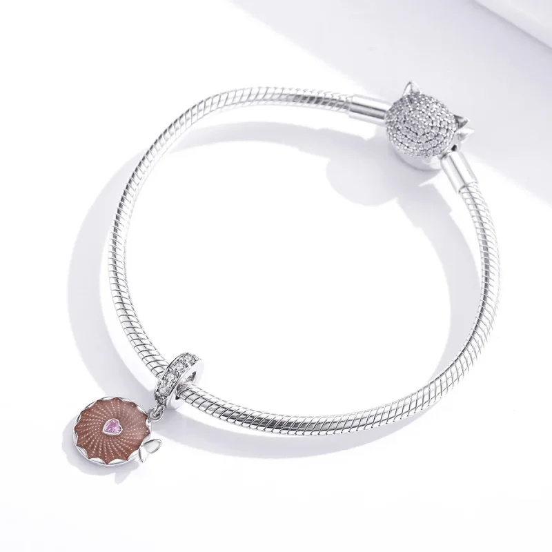 (bilde for) Pandora Style Shiny Flowers Dingle - BSC290 - Vis 4