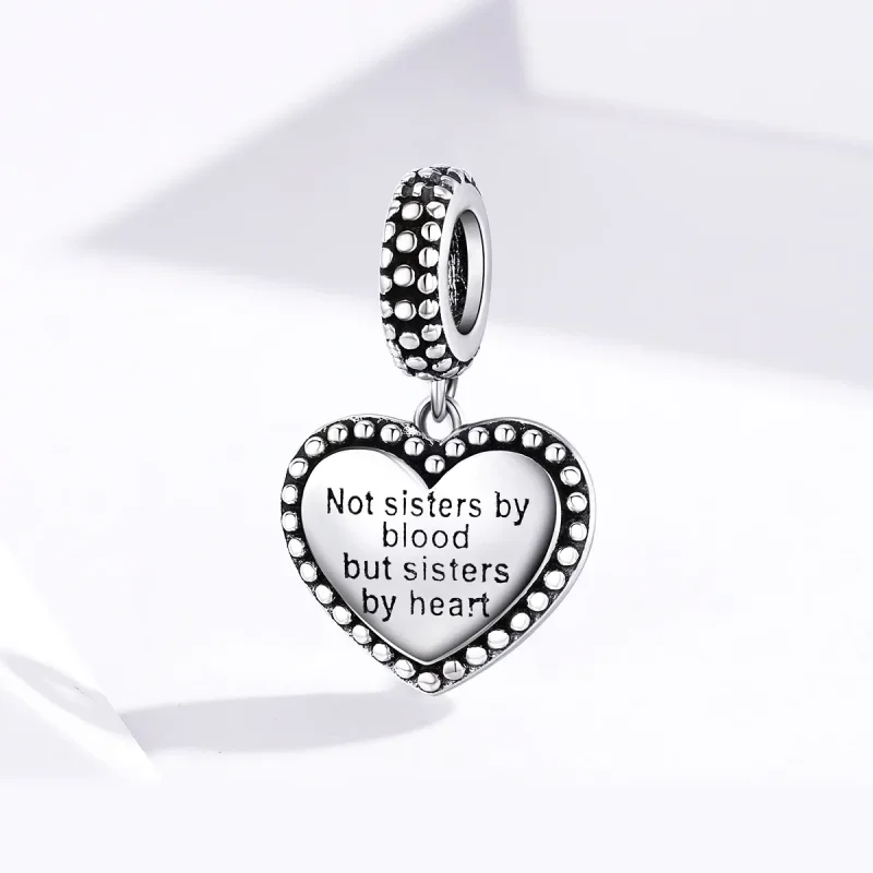 (bilde for) Pandora Style Silver Bestie Dangle - SCC1396 - Vis 2