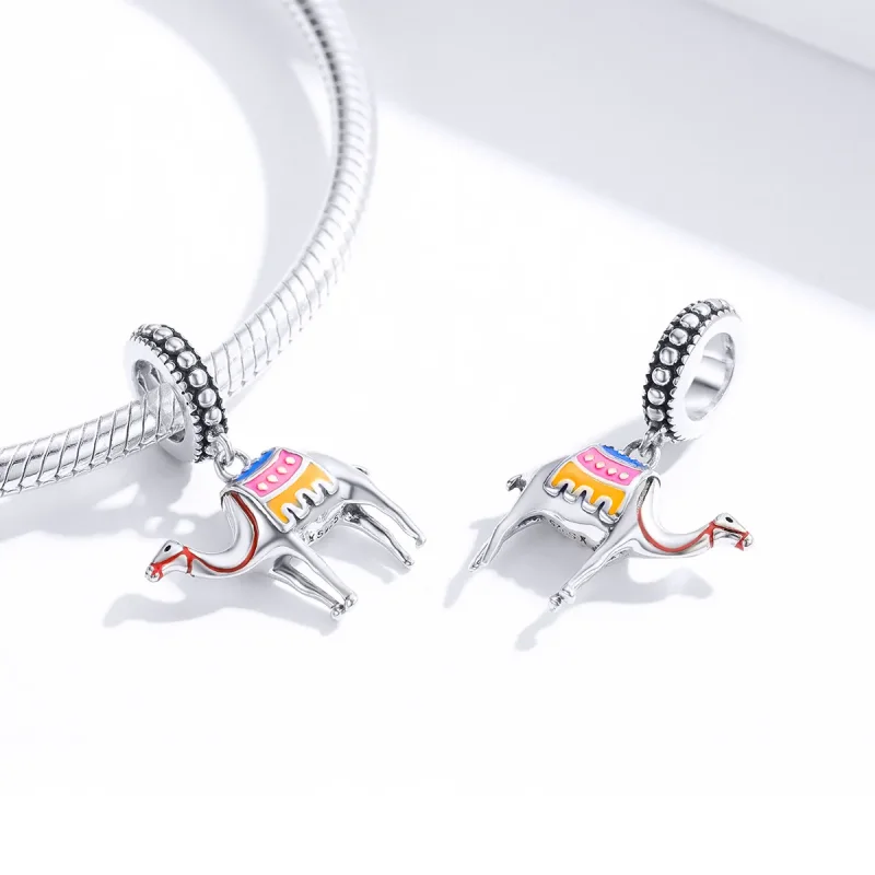 (bilde for) Pandora Style Silver Camel Dangle - SCC1376 - Vis 2