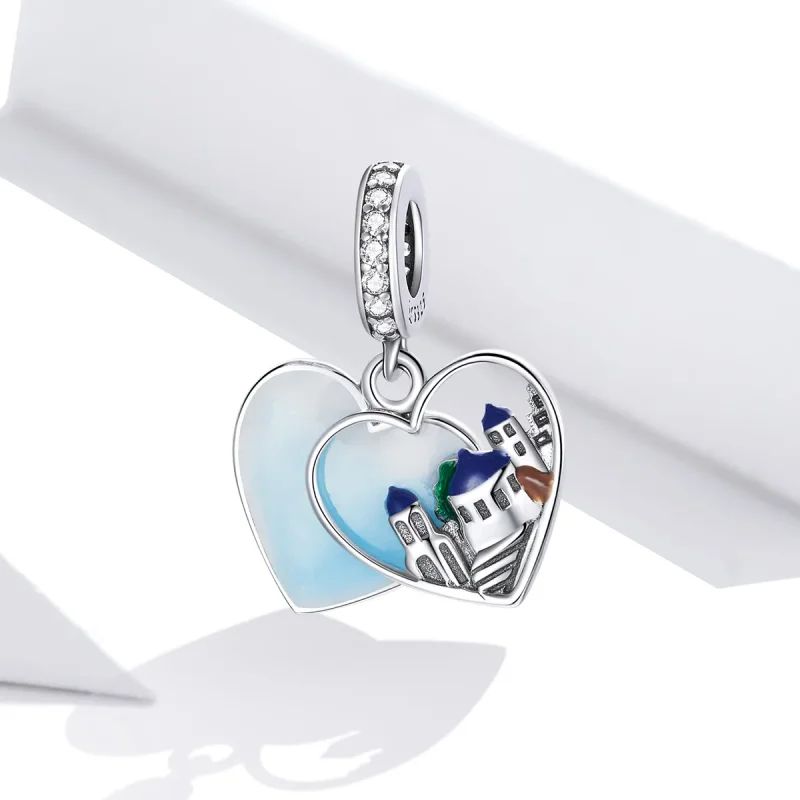 (bilde for) Pandora Style Silver Charming Scenery Dingle - SCC1742 - Vis 2
