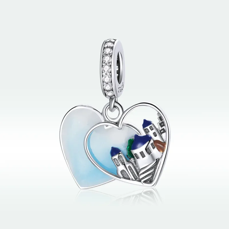 (bilde for) Pandora Style Silver Charming Scenery Dingle - SCC1742 - Vis 5