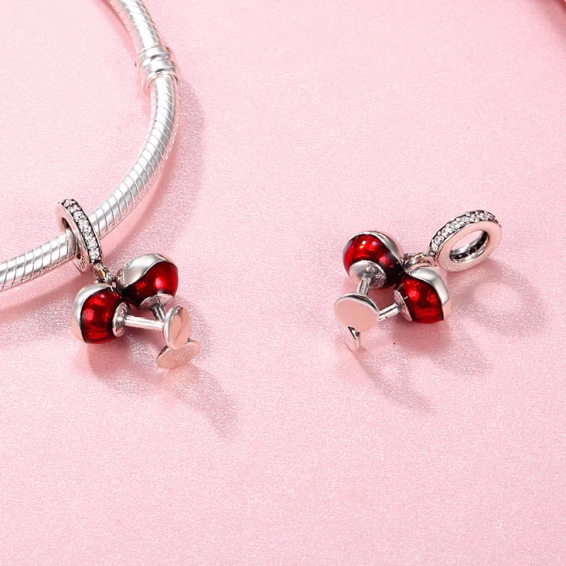 (bilde for) Pandora Style Silver Cheers Dangle - SCC478 - Vis 5
