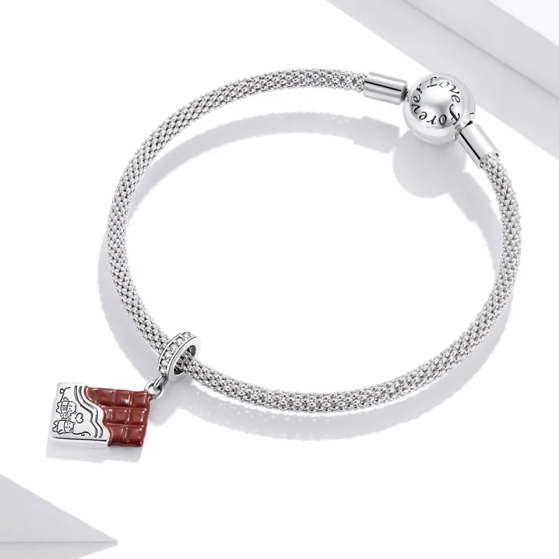 (bilde for) Pandora Style Silver Chocolate Love Dangle - SCC1782 - Vis 3