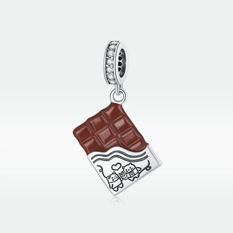 (bilde for) Pandora Style Silver Chocolate Love Dangle - SCC1782 - Vis 5
