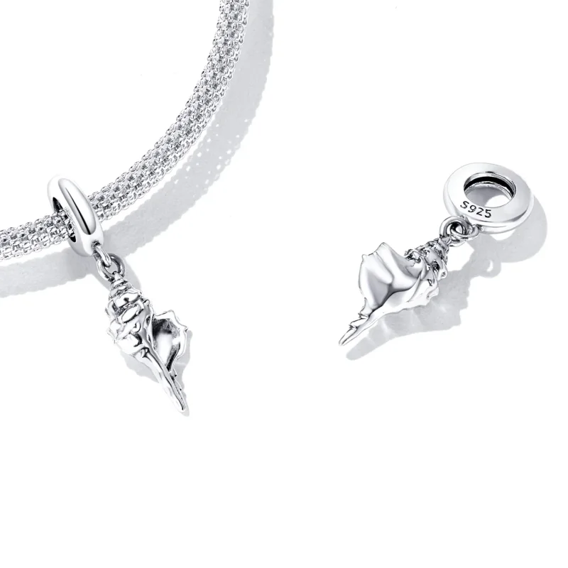 (bilde for) Pandora Style Silver Conch Dangle - SCC2235 - Vis 4