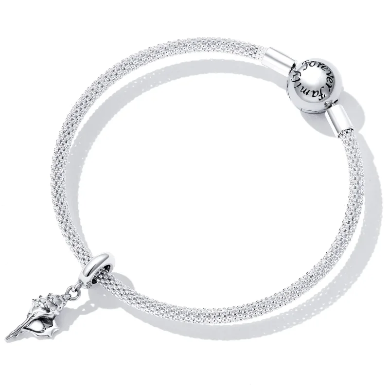 (bilde for) Pandora Style Silver Conch Dangle - SCC2235 - Vis 5
