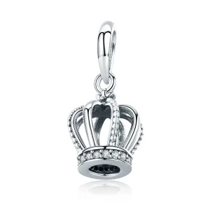 (bilde for) Pandora Style Silver Elegant Crown Dangle - SCC781