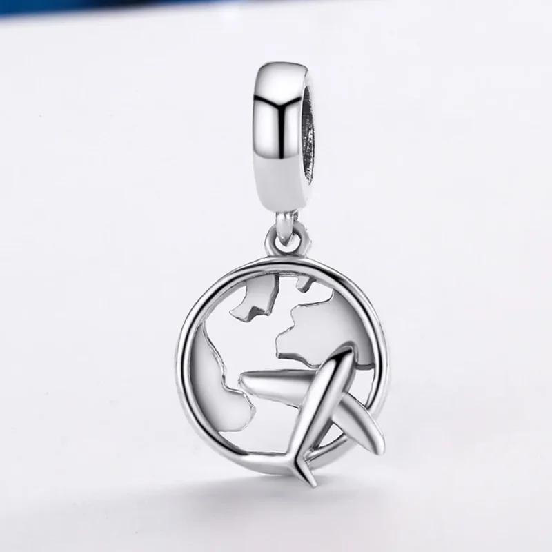 (bilde for) Pandora Style Silver En drøm om å reise rundt Dangle - SCC242 - Vis 4