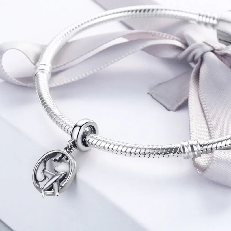 (bilde for) Pandora Style Silver En drøm om å reise rundt Dangle - SCC242 - Vis 5