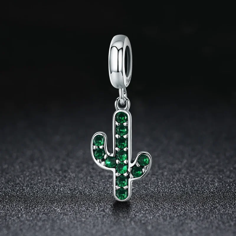 (bilde for) Pandora Style Silver Fresh Cactus Dangle - SCC515 - Vis 2