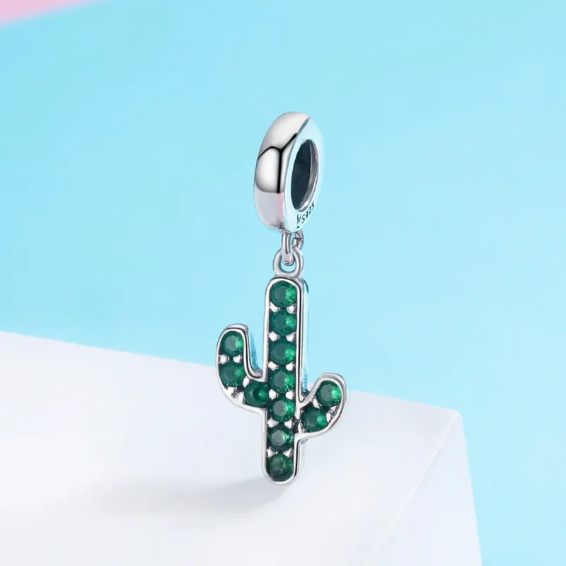 (bilde for) Pandora Style Silver Fresh Cactus Dangle - SCC515 - Vis 3