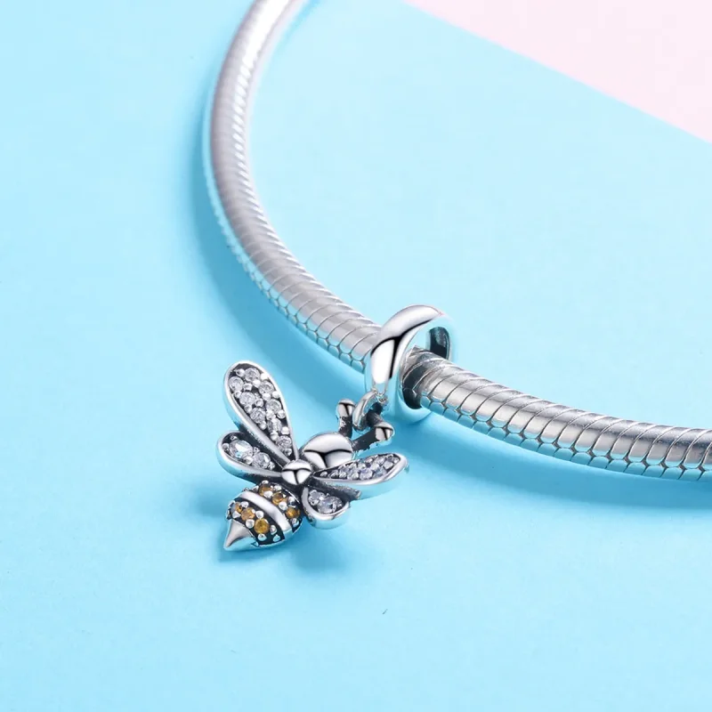 (bilde for) Pandora Style Silver Honey Dangle - SCC821 - Vis 3
