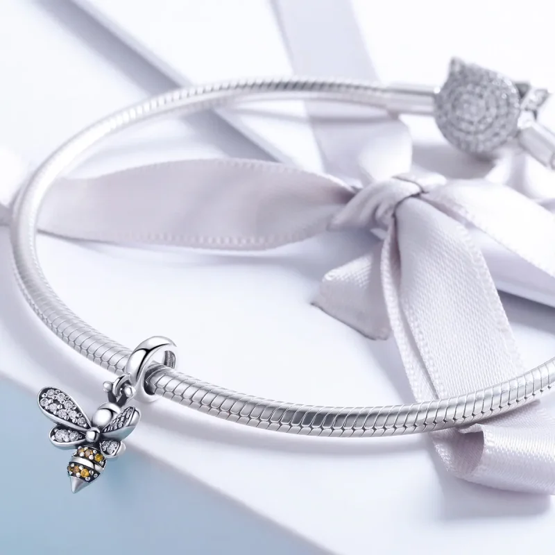 (bilde for) Pandora Style Silver Honey Dangle - SCC821 - Vis 4
