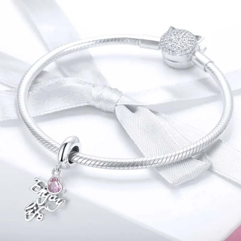 (bilde for) Pandora Style Silver Love Life Dangle - SCC907 - Vis 2
