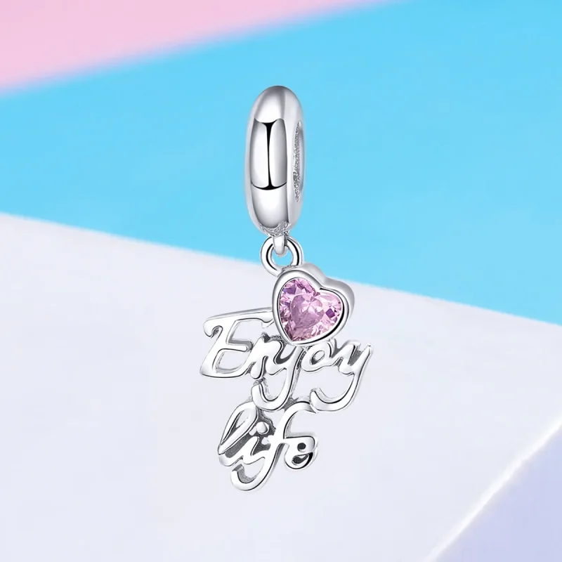 (bilde for) Pandora Style Silver Love Life Dangle - SCC907 - Vis 4